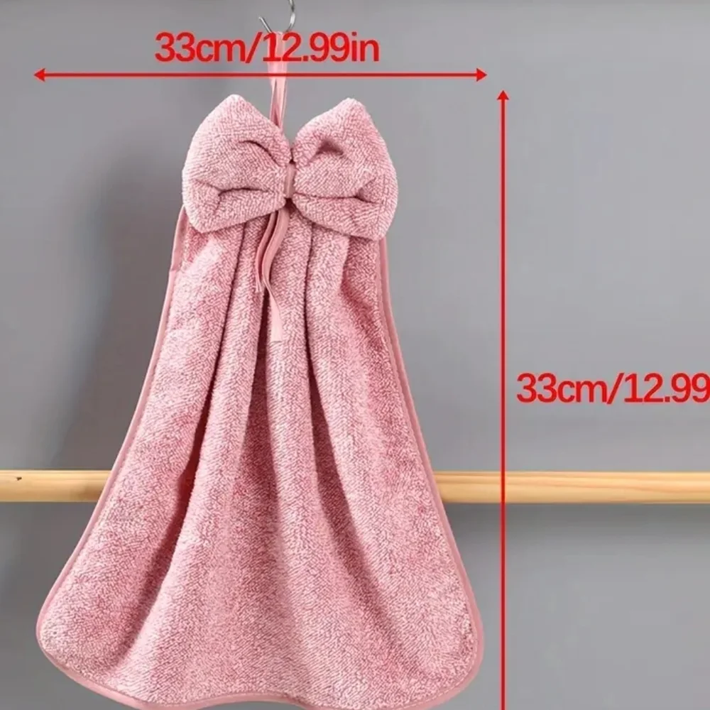 Pink Microfiber Hand Towels